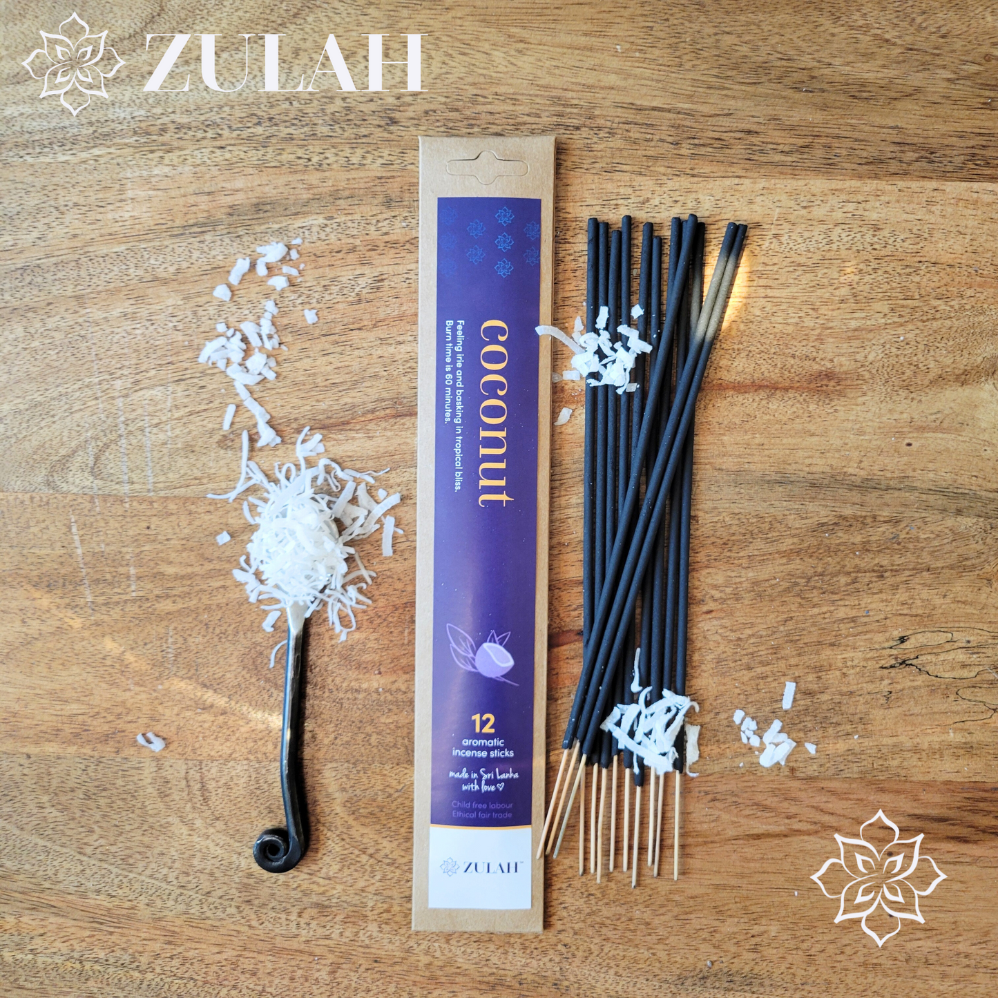 Coconut Mini Incense Packs