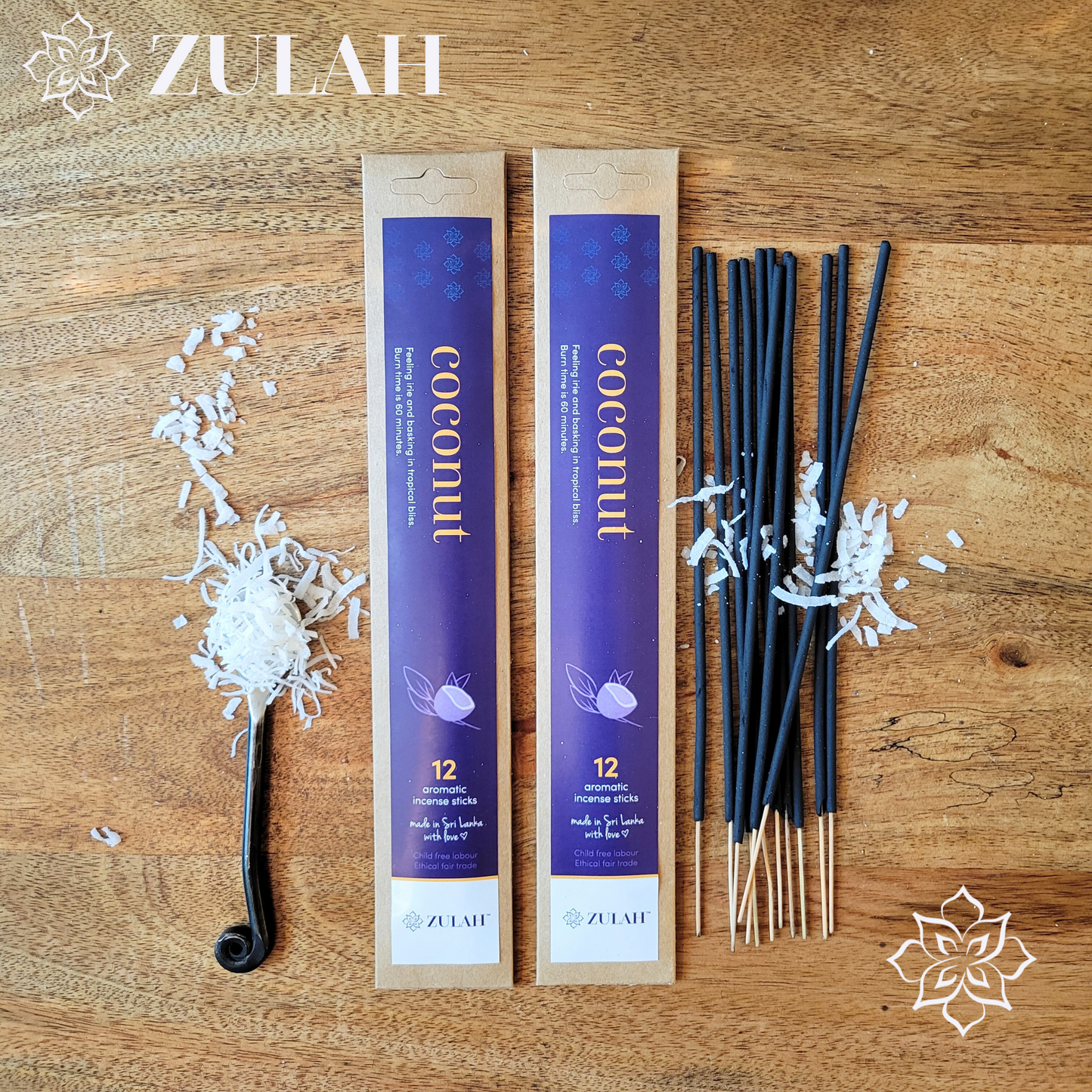 Coconut Mini Incense Packs