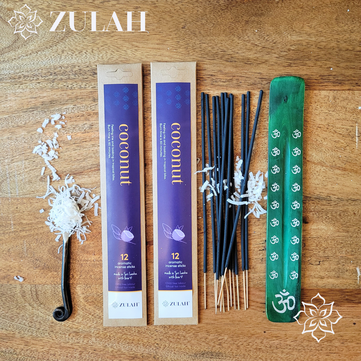 Coconut Mini Incense Packs