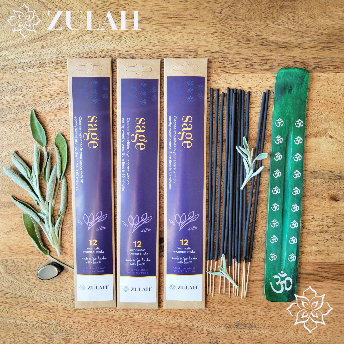 Sage Mini Incense Packs