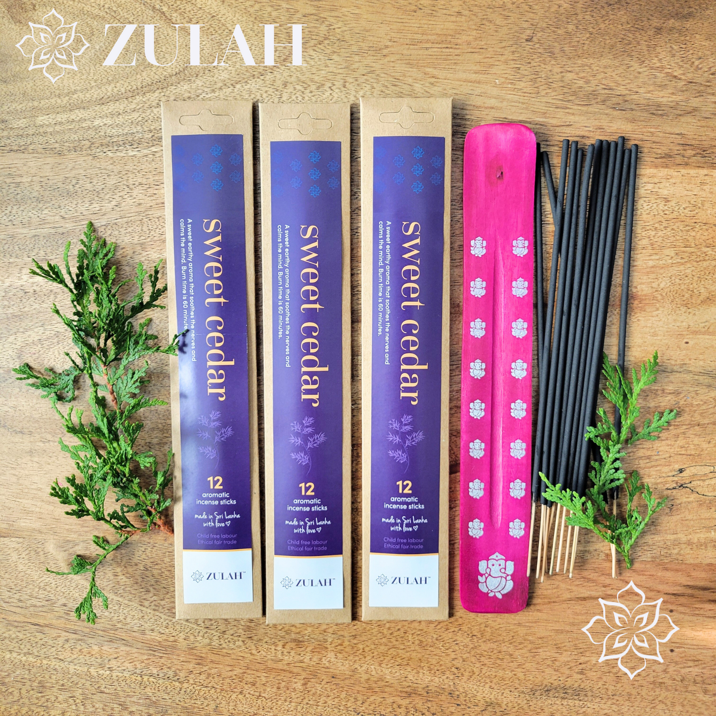 Mini Incense Packs, 12 sticks - any 3 Pack Combo